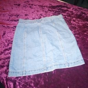 Jean bottom skirt